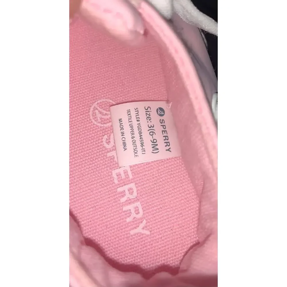 Pink baby Sperrys (6-9Months) NEW!
